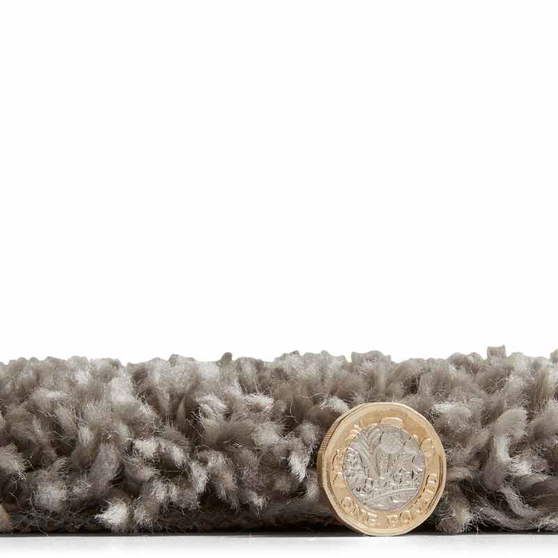 Boho A474 Tassel Hem Geometric Rugs in Grey Cream