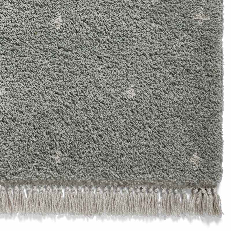 Boho A475 Dotty Rugs in Mint Green