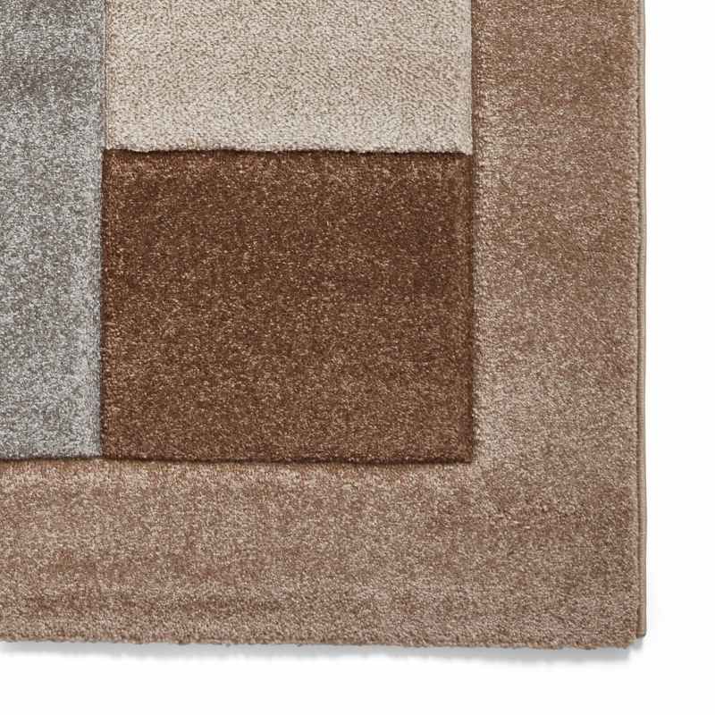 Brooklyn Modern Blocks Rugs BRK04 in Beige Grey