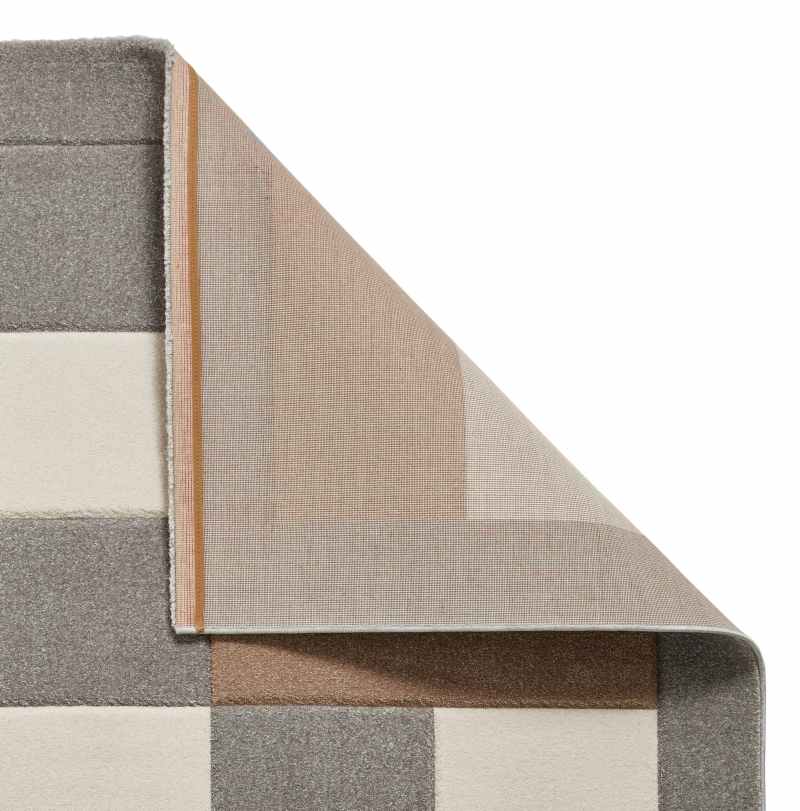 Brooklyn Modern Blocks Rugs BRK04 in Grey Beige