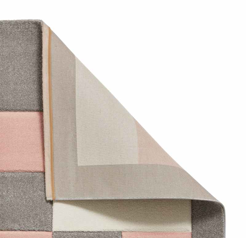 Brooklyn Modern Blocks Rugs BRK04 in Grey Rose
