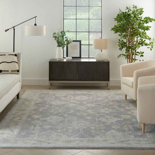Infinite Persian Rugs IFT03 in Charcoal Grey