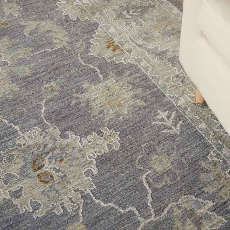 Infinite Persian Rugs IFT03 in Charcoal Grey
