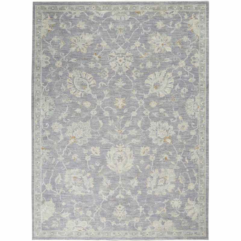 Nourison Infinite Persian Rugs IFT04 in Charcoal Grey