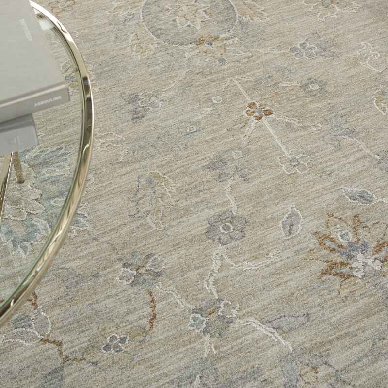 Nourison Infinite Persian Rugs IFT04 in Light Grey