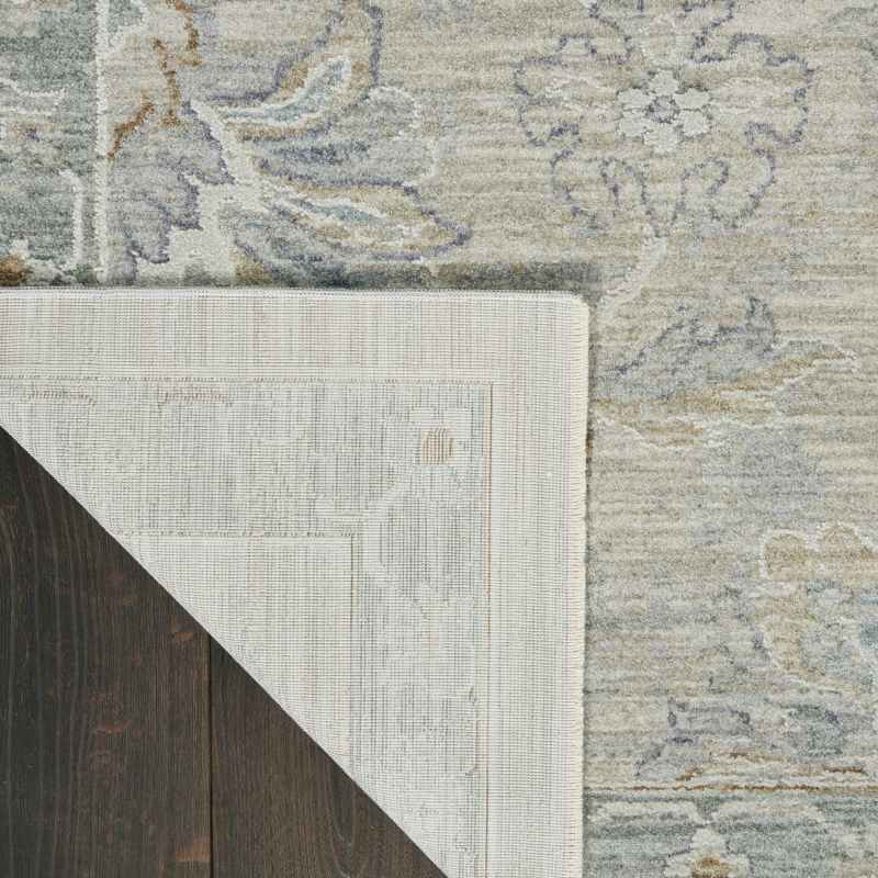 Infinite Persian Runner Rugs IFT04 in Light Grey
