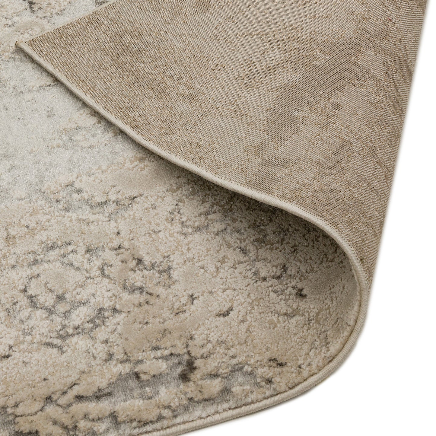 Aurora Solar AU03 Marble Rugs in Silver Grey