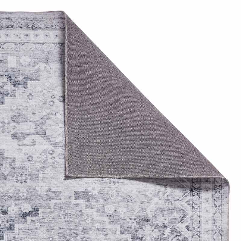 Topaz H1265 Traditional Patterned Grey Rug