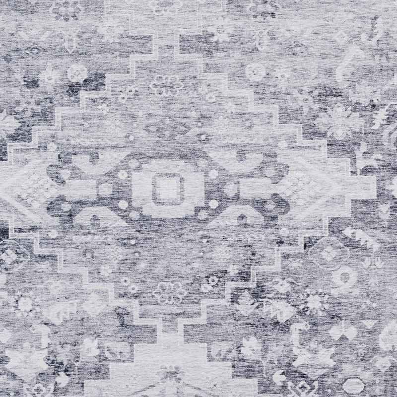 Topaz H1265 Traditional Patterned Grey Rug
