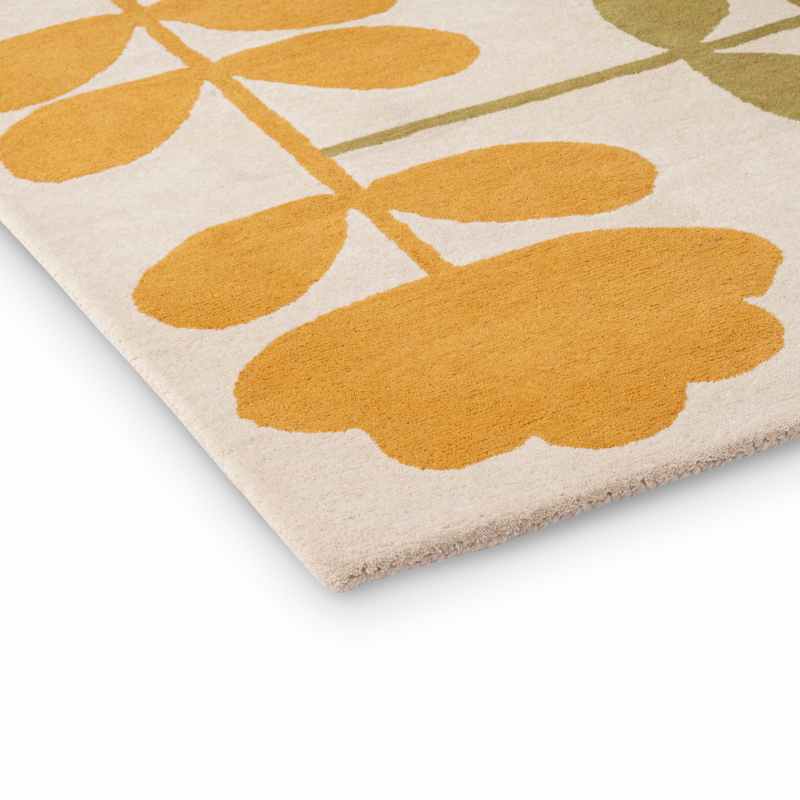 Cut Stem Wool Rugs 061405 in Multi By Designer Orla Kiely