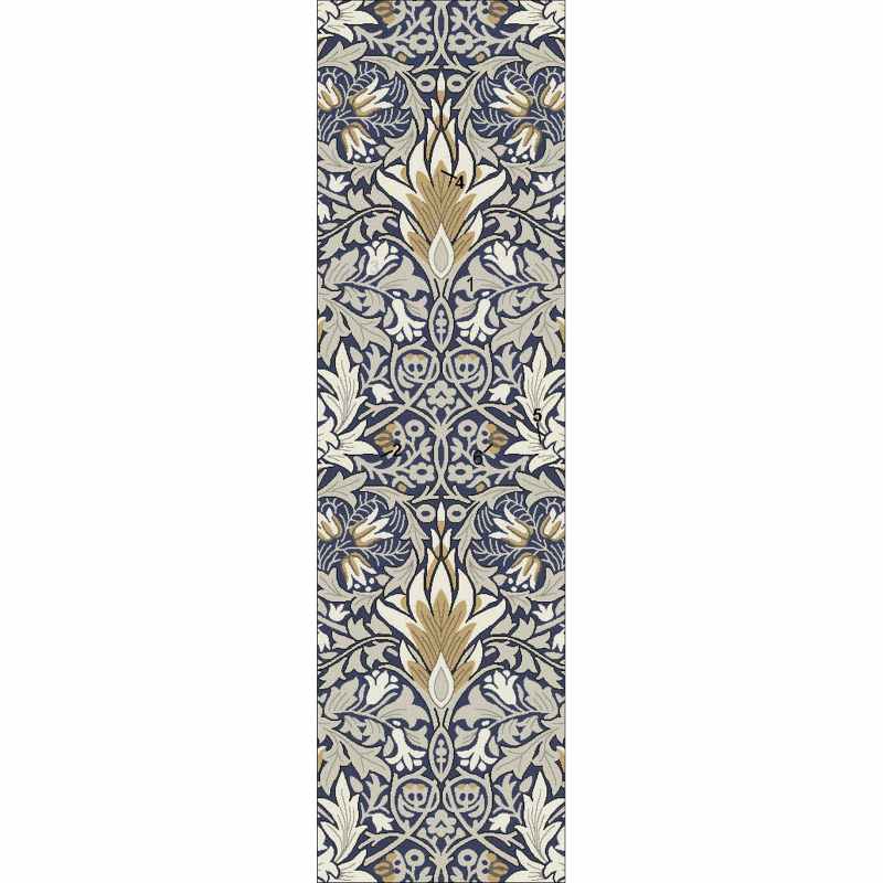 Snakeshead Runner Rugs 127208 in Indigo by William Morris
