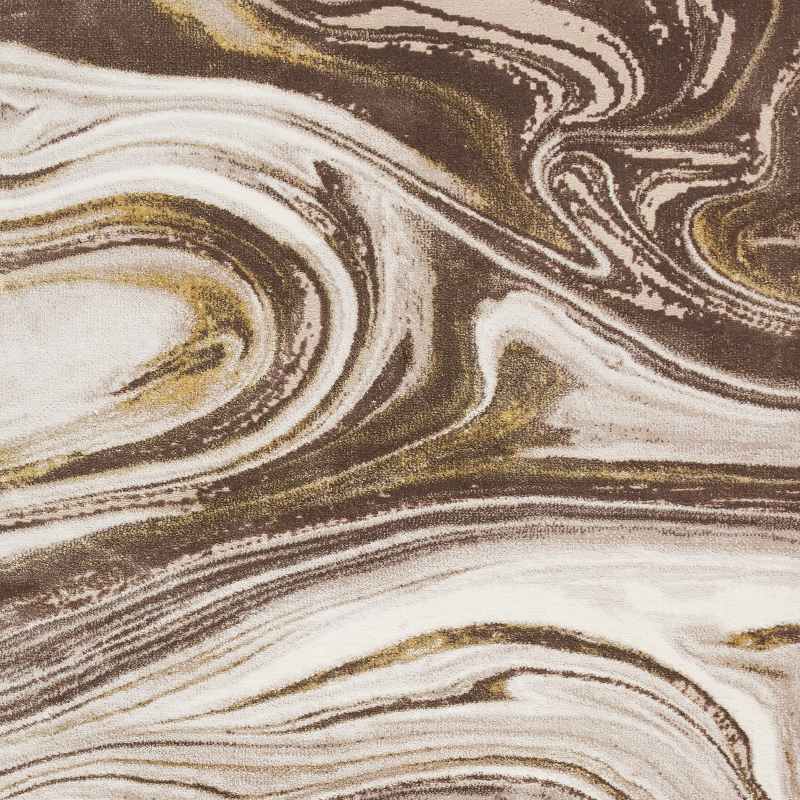 Florence 50031 Marble Modern Rugs in Beige Gold