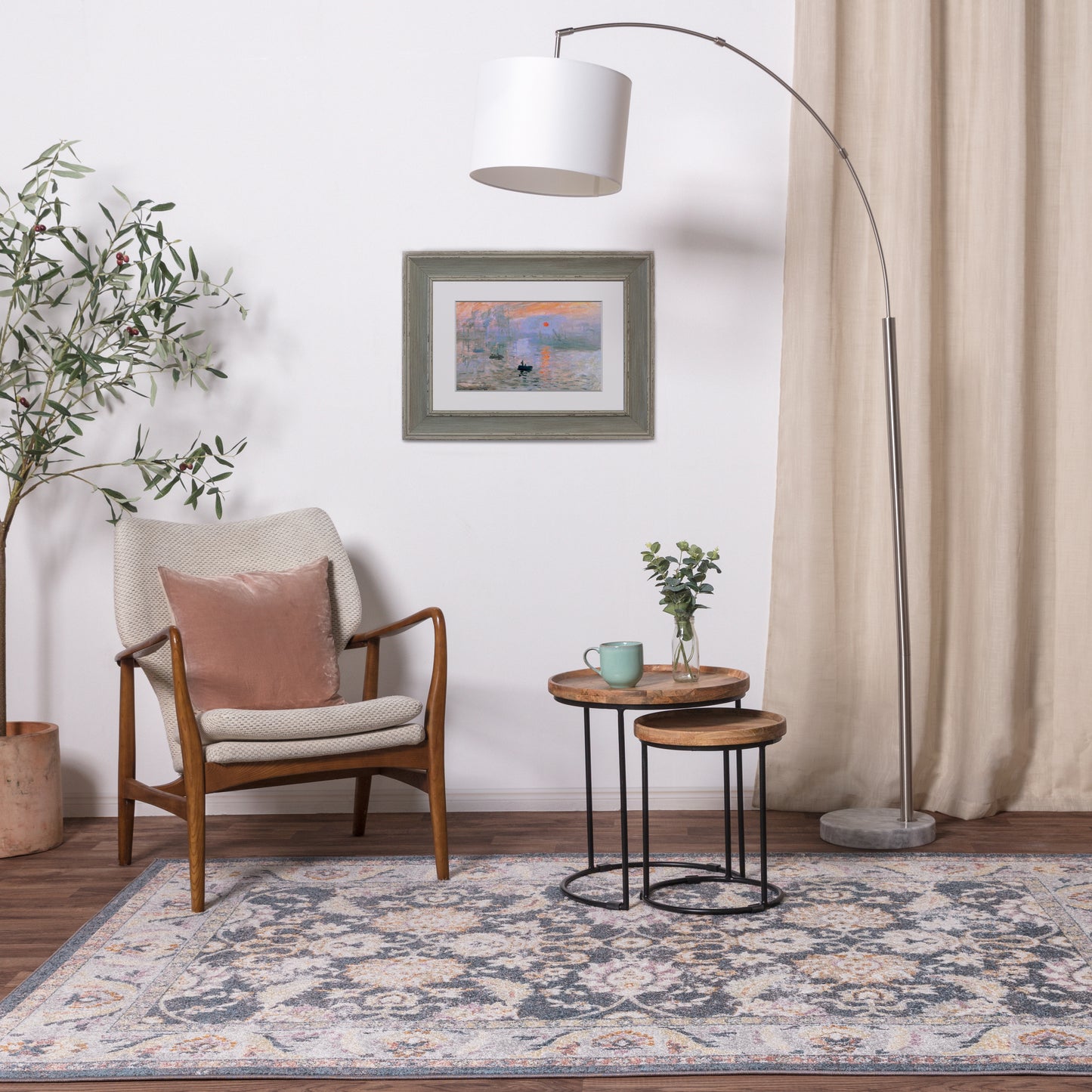 Flores Farah FR07 Traditional Persian Floral Rugs in Multi