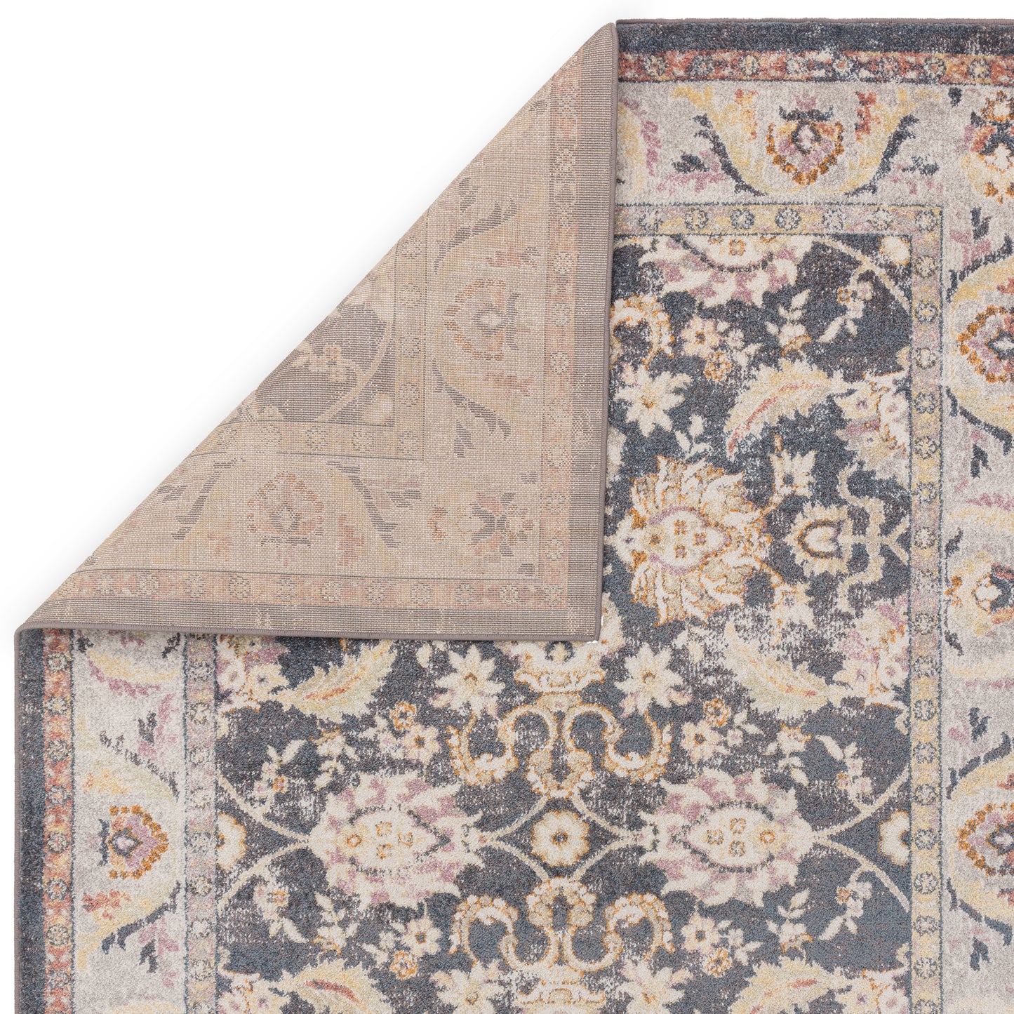 Flores Farah FR07 Traditional Persian Floral Rugs in Multi