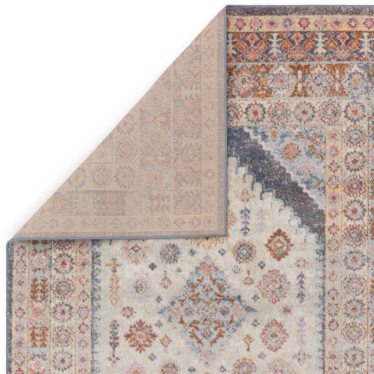 Flores Fiza FR06 Traditional Persian Medallion Rugs in Multi
