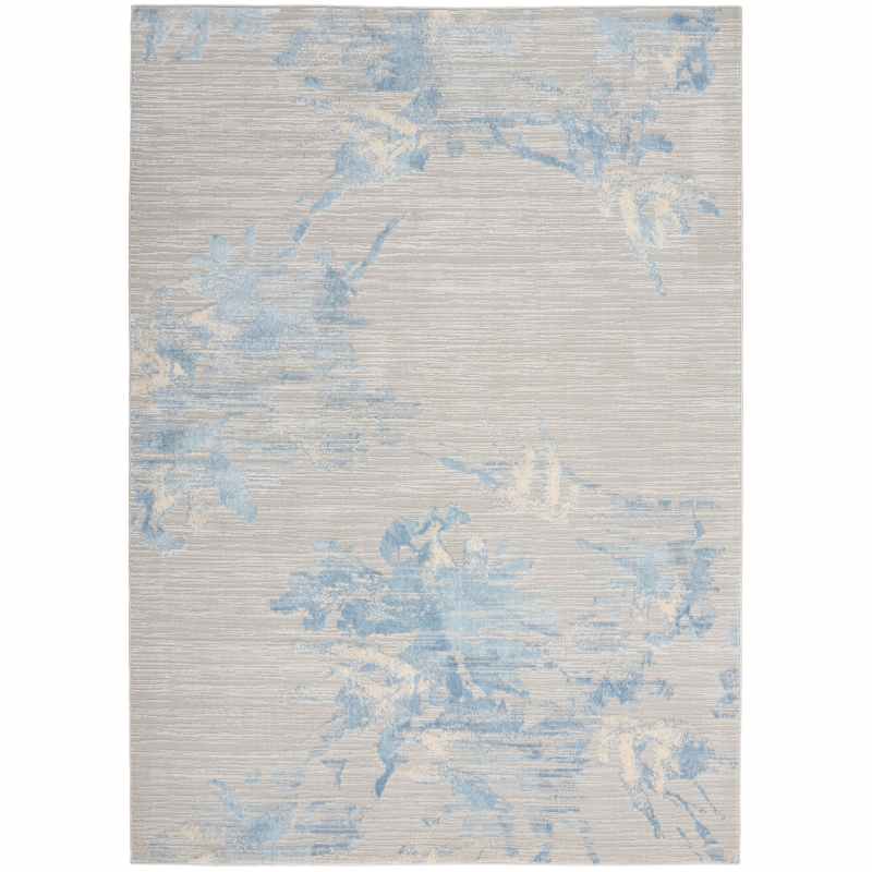 CK005 Enchanting ECH01 Rug by Calvin Klein in Grey Sky Blue