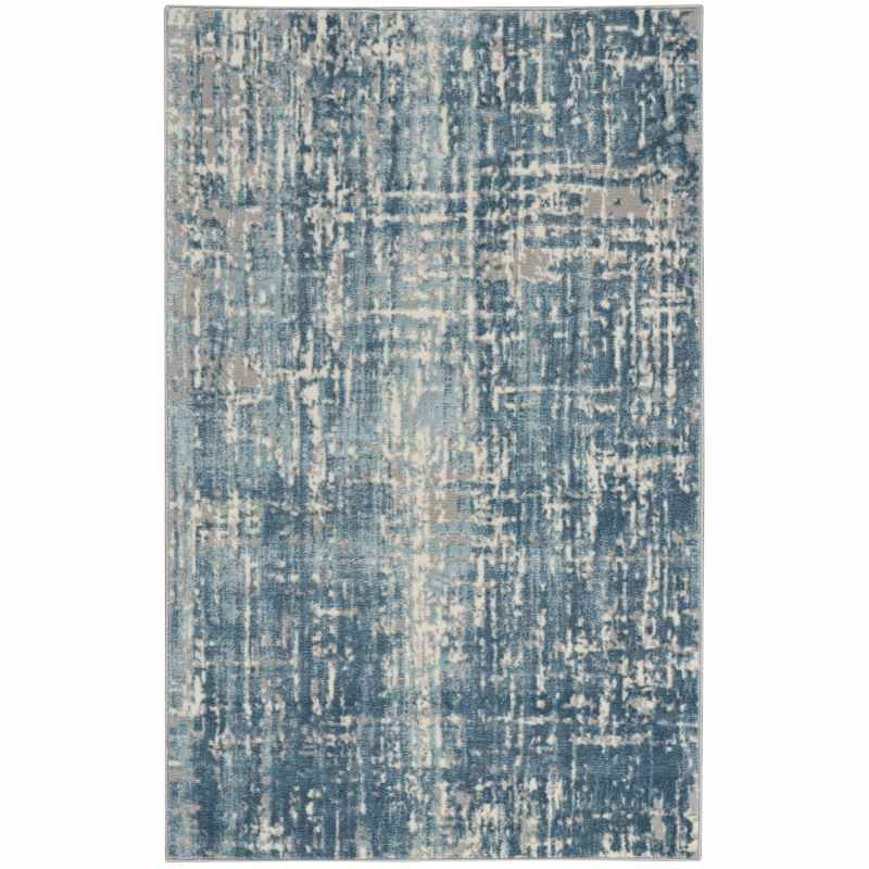 CK005 Enchanting ECH04 Rug by Calvin Klein in Seaglass Ivory White