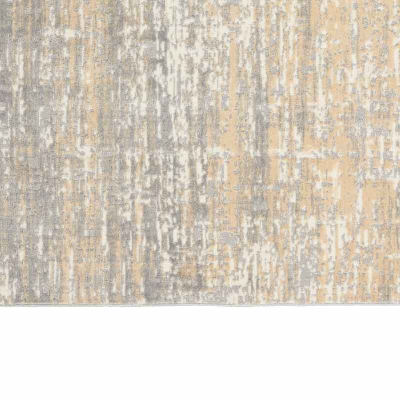 CK005 Enchanting ECH04 Runner Rug by Calvin Klein in Grey Beige