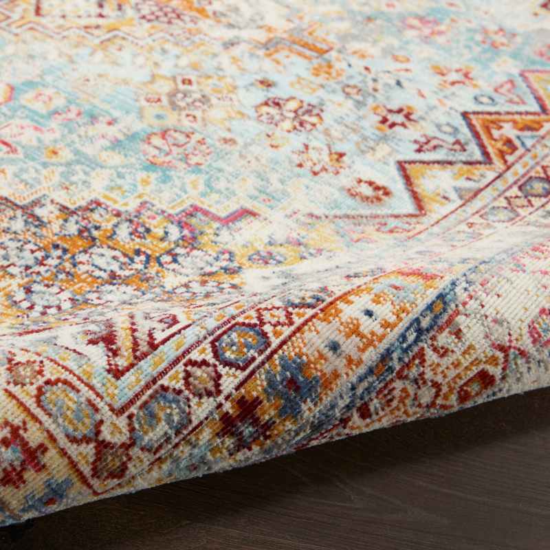 Vintage Kashan VKA09 Traditional Rugs by Nourison in Multicolour