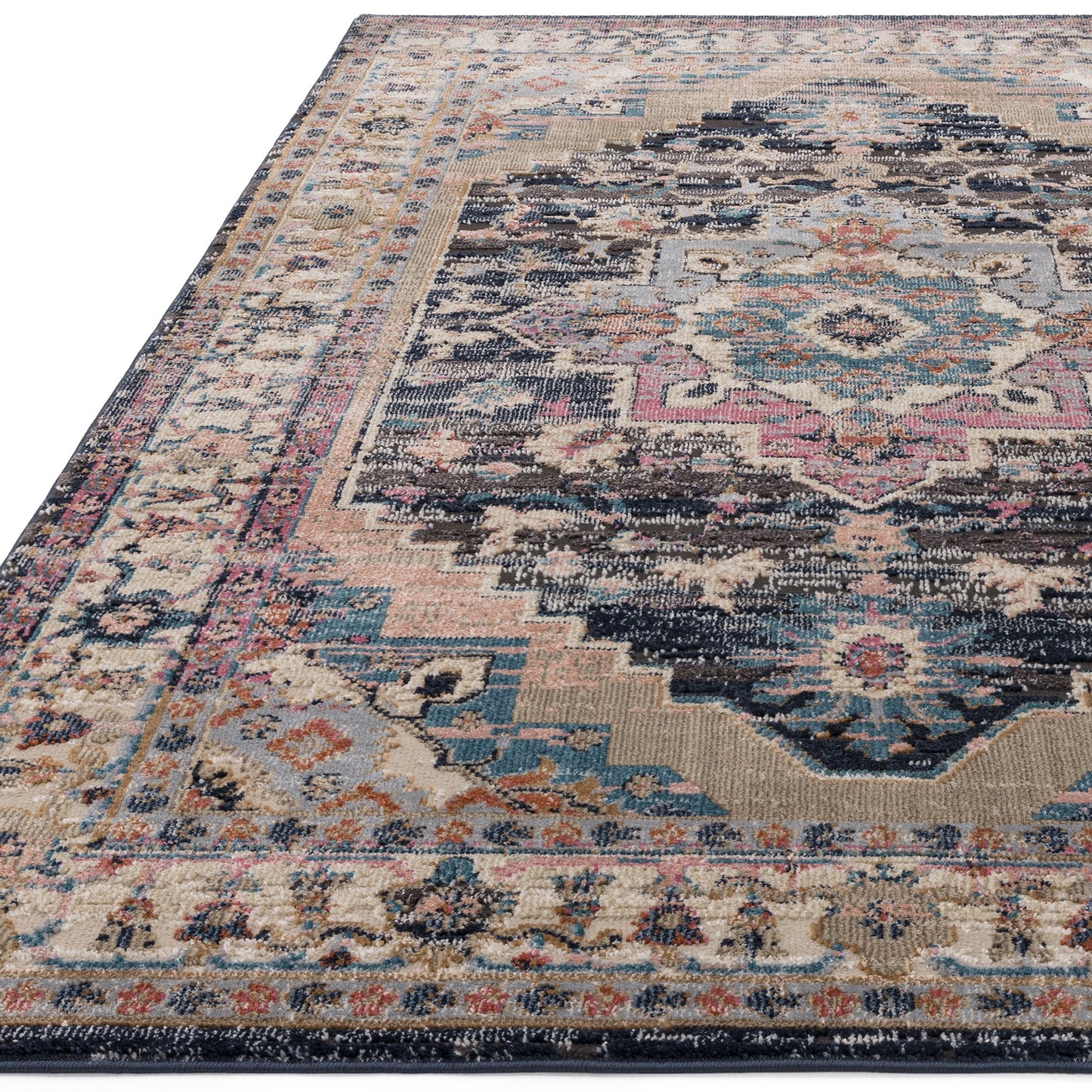 Zola Razan Traditional Persian Rugs in Charcoal