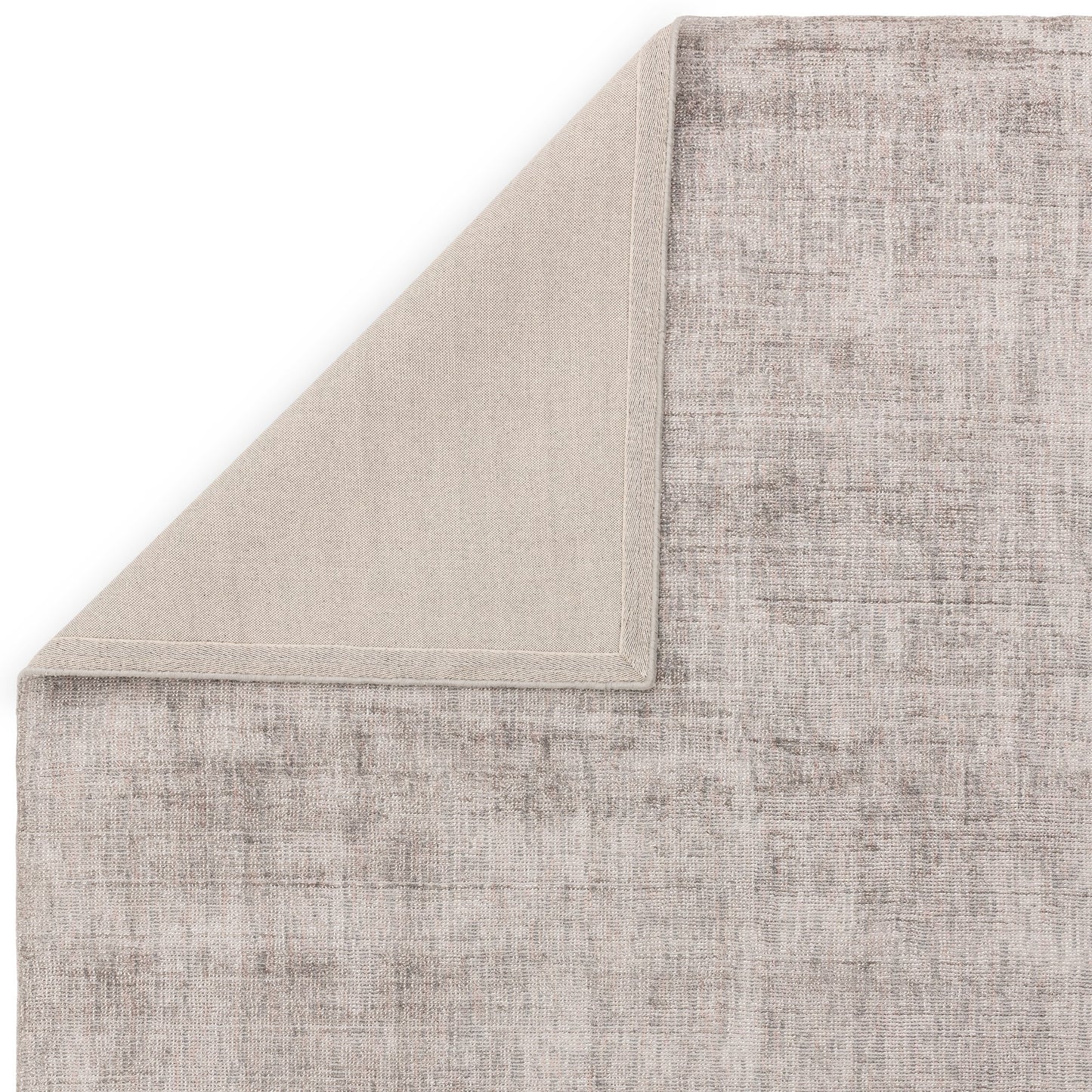 Aston Plain Viscose Rugs in Silver Grey
