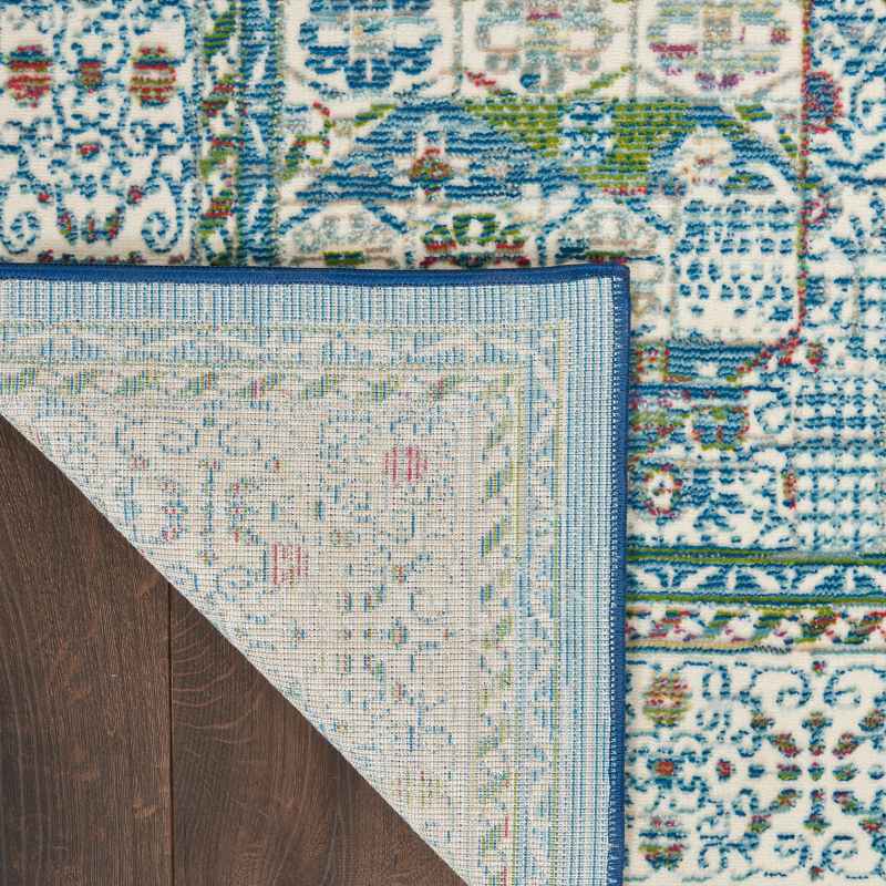 Ankara Global Vintage Rugs ANR17 by Nourison in Ivory Light Blue