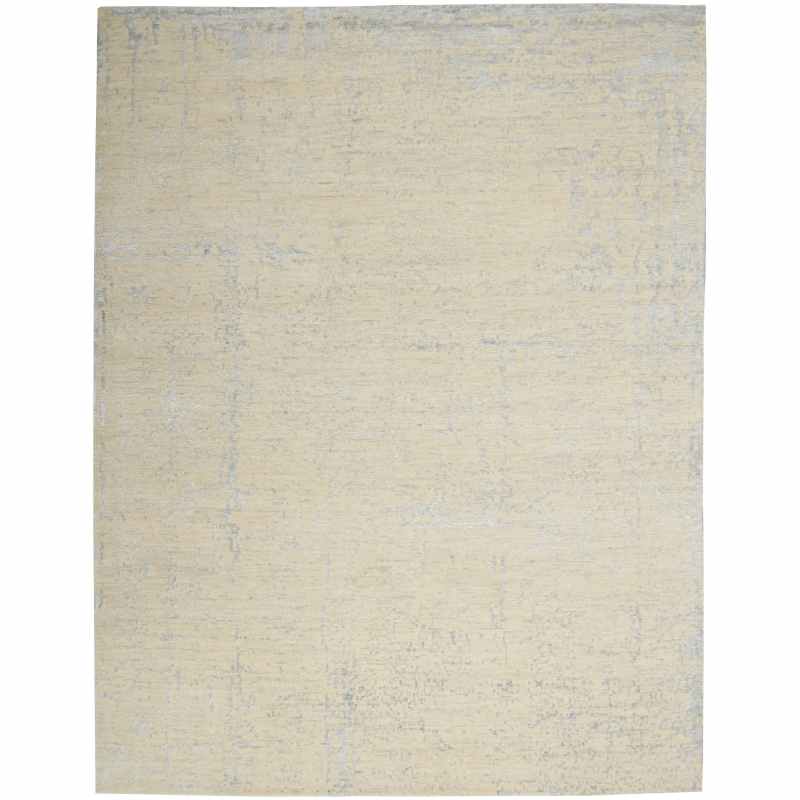Luna Abstract Rugs LUN01 by Nourison in Ivory Silver Blue