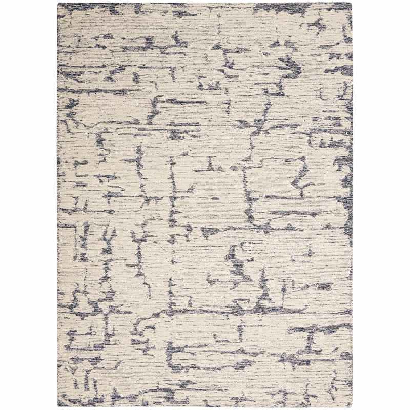 CK009 Sculptural SCL01 Abstract Rug by Calvin Klein in Blue