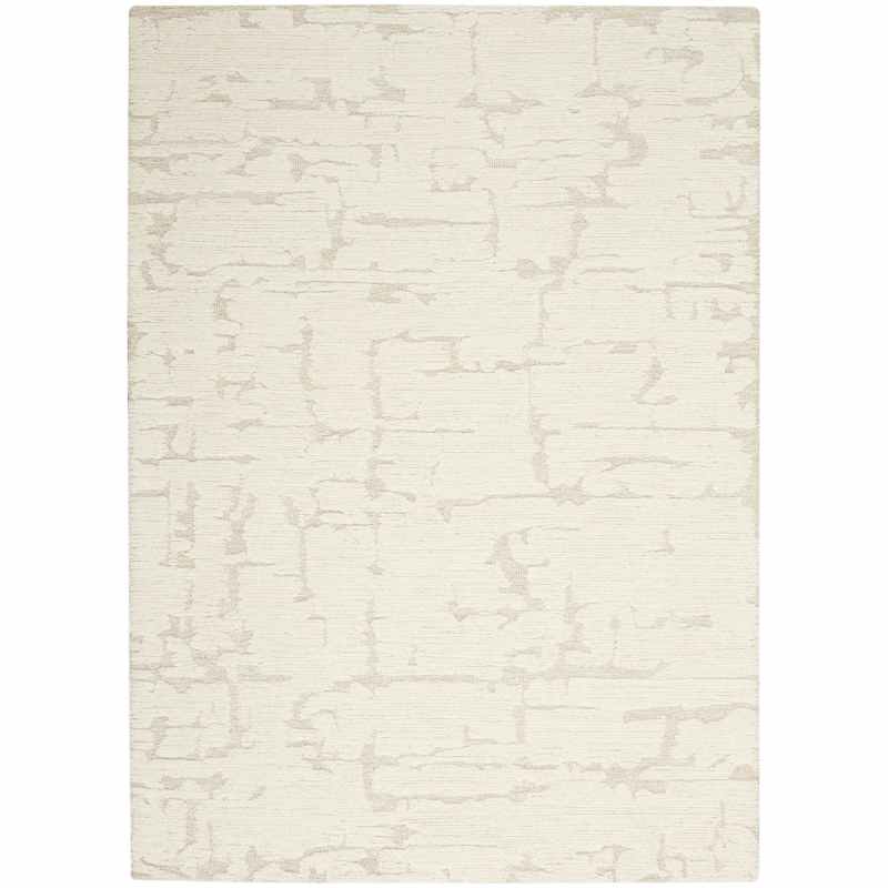 CK009 Sculptural SCL01 Abstract Rug by Calvin Klein in Ivory