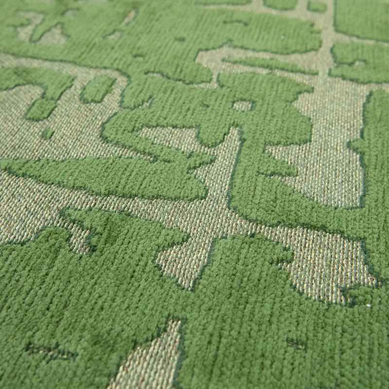 Louis De Poortere Abstract Structures Baobab Rugs 9202 in Perriers Green