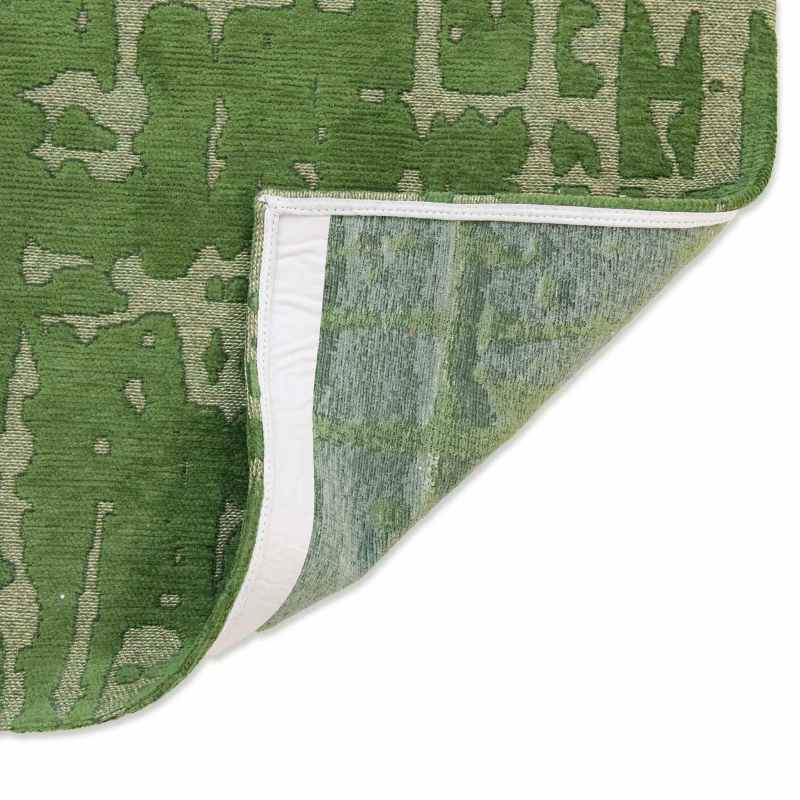 Louis De Poortere Abstract Structures Baobab Rugs 9202 in Perriers Green