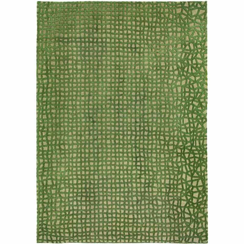 Louis De Poortere Structures Trammel Rug 9249 in Alta Green