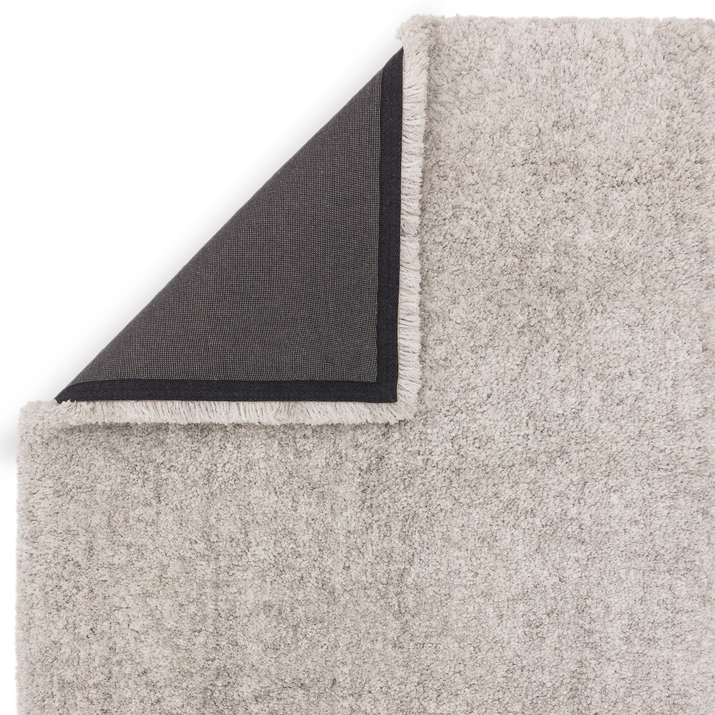 Asiatic Barnaby Soft Plain Shaggy Rugs in Silver Grey