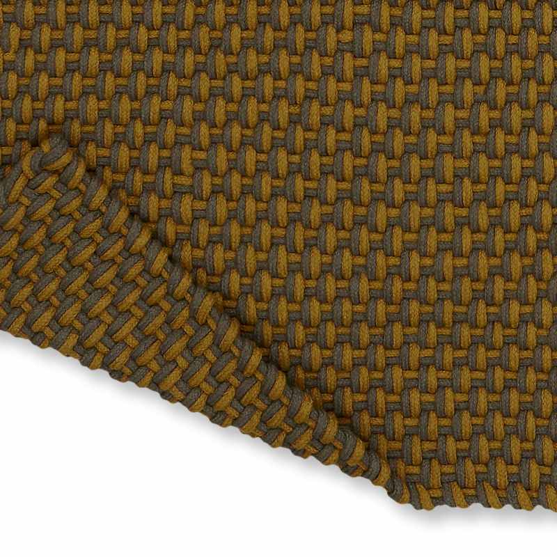Lace Indoor Outdoor Rugs 497217 by Brink & Campman in Mustard Taupe