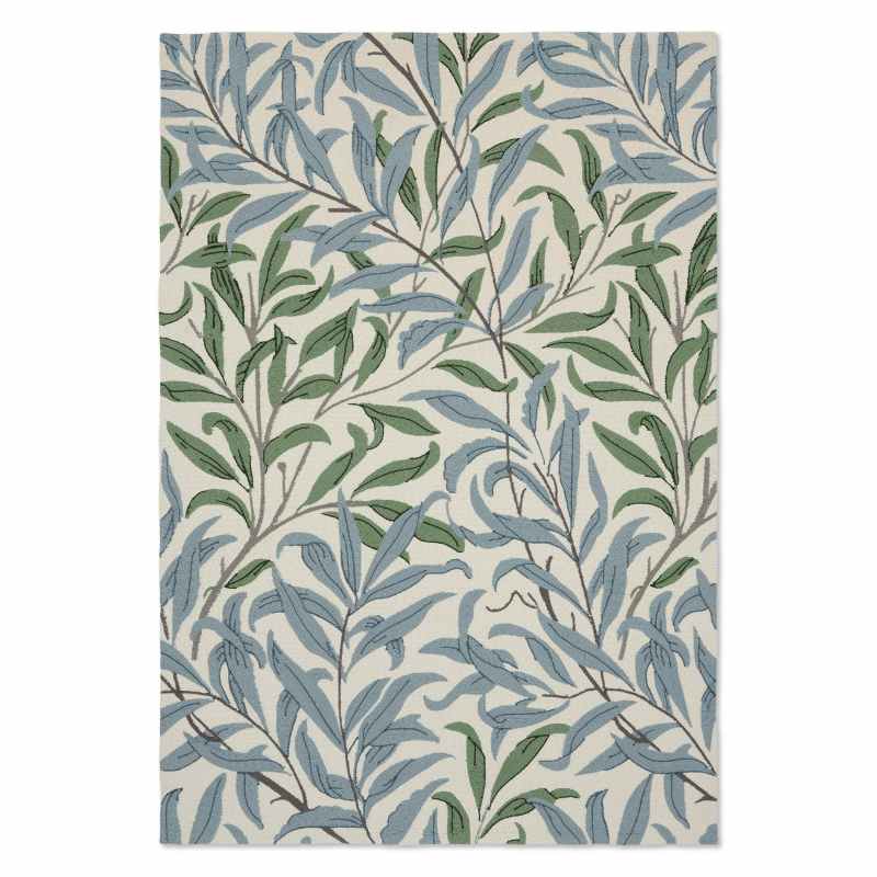 Willow Boughs Indoor Outdoor Rugs 428607 by Morris & Co in Leafy Arbor