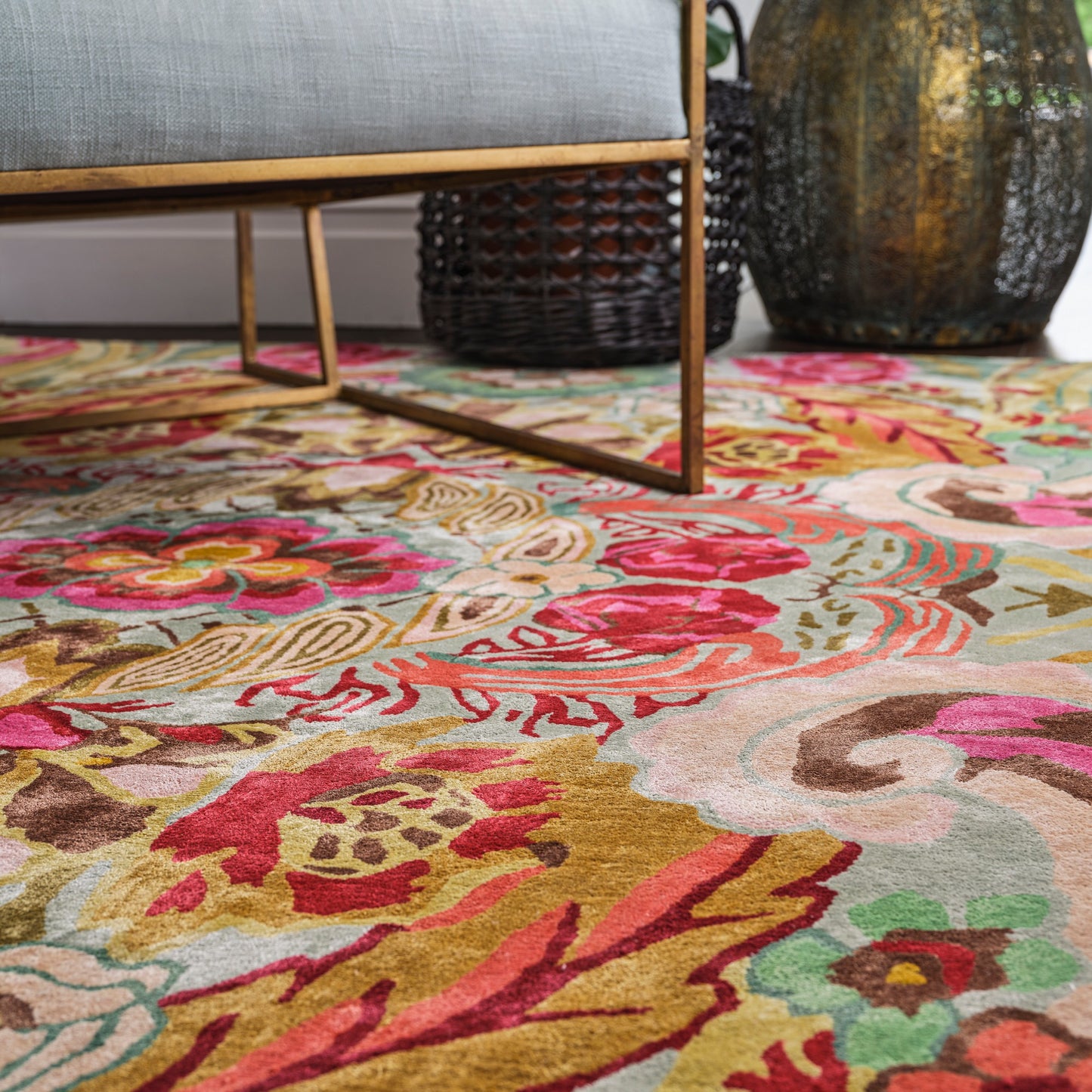 Historia Floral Rugs by Katherine Carnaby in Multi