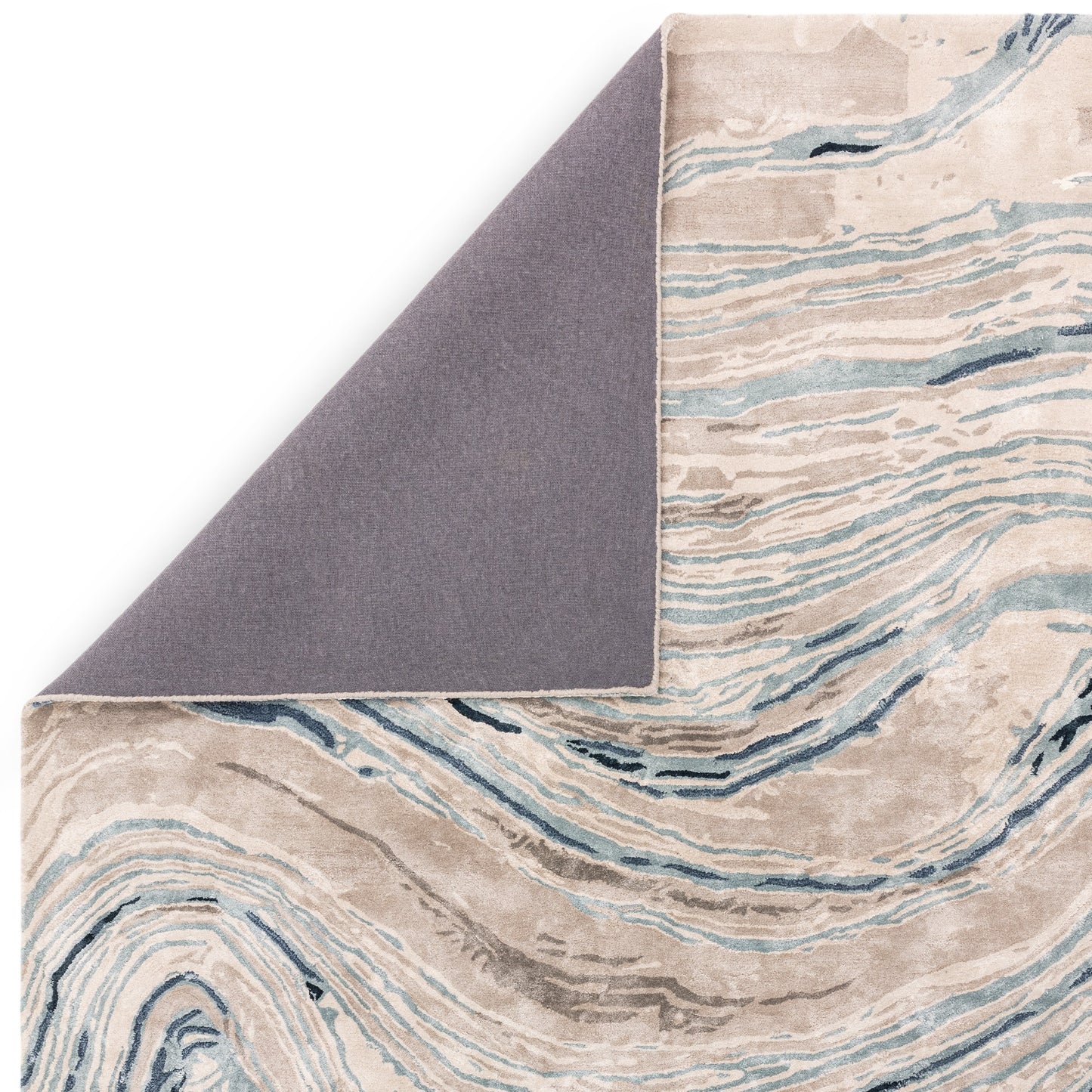 Tuscany Abstract Rugs by Katherine Carnaby in Azzuro Marble