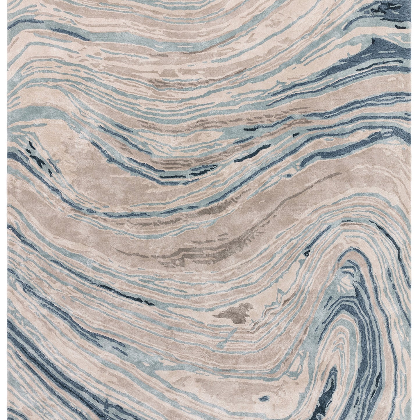 Tuscany Abstract Rugs by Katherine Carnaby in Azzuro Marble