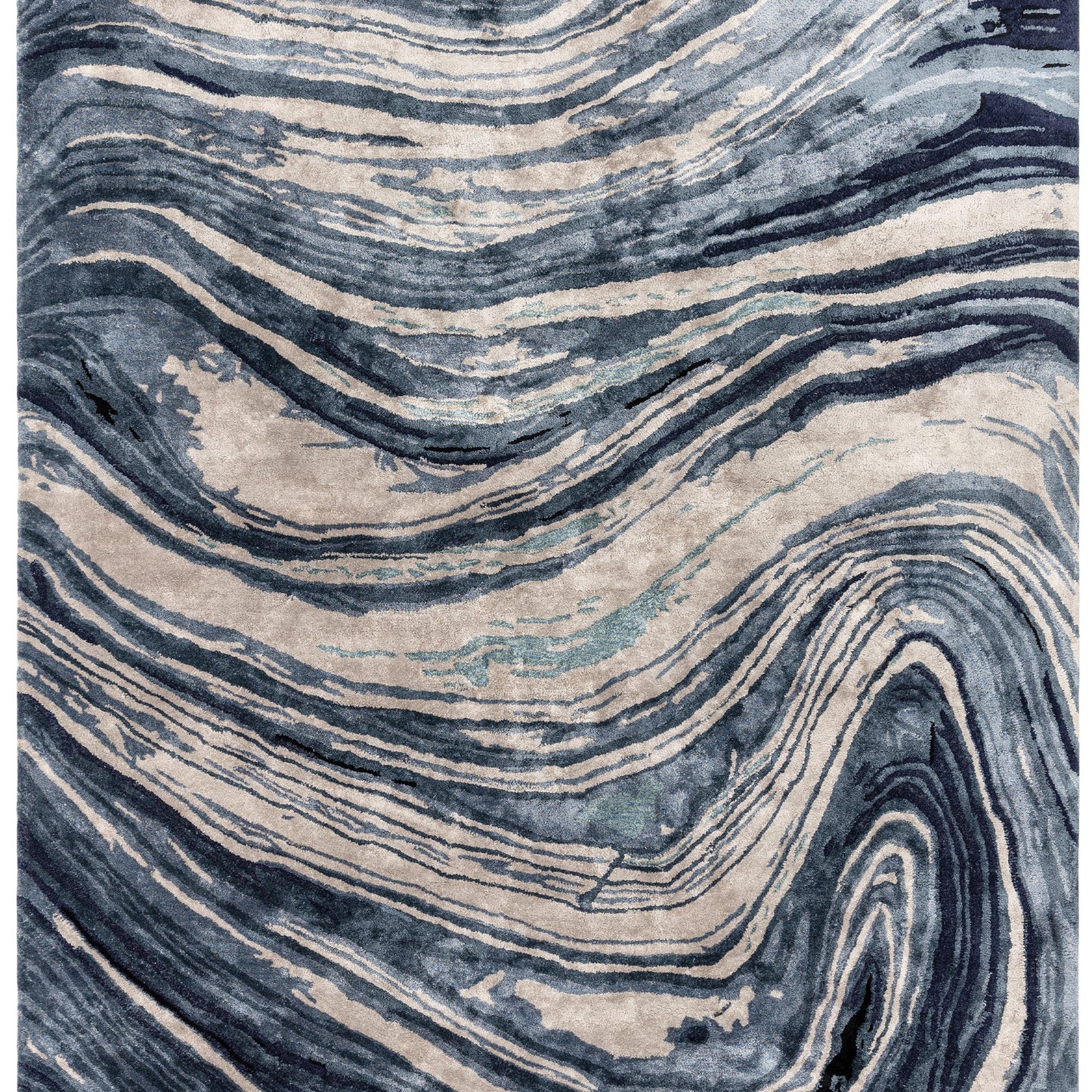 Tuscany Abstract Rugs by Katherine Carnaby in Lazulite Marble