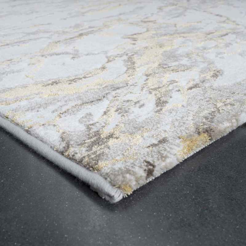 Quartz Modern Abstract Rugs 83001 6121 in Beige