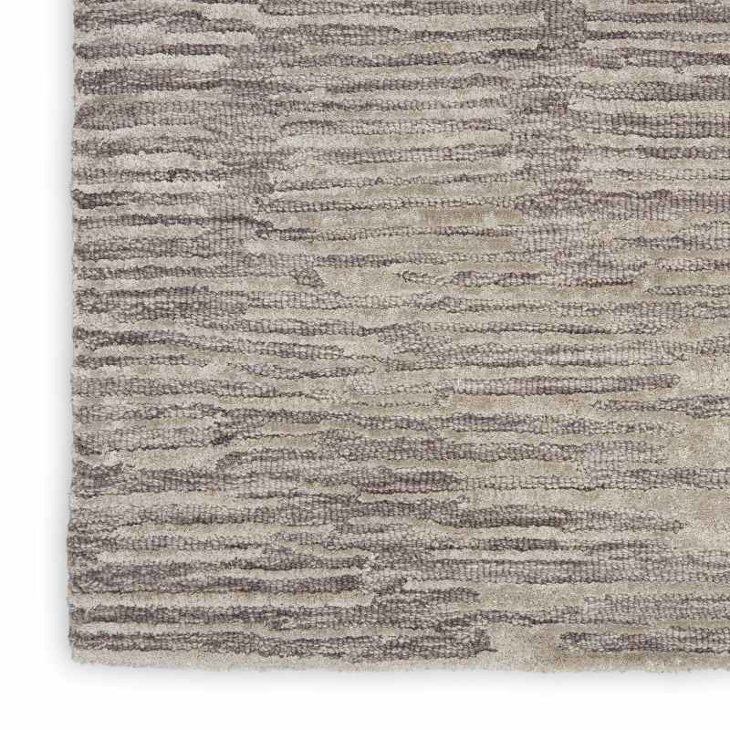 Calvin Klein Linear CK010 LNR01 Runner Rugs in Grey