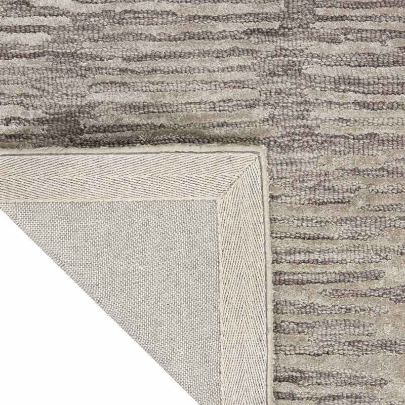 Calvin Klein Linear CK010 LNR01 Runner Rugs in Grey