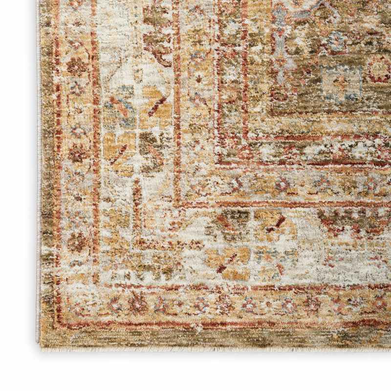 Sahar SHR01 Traditional Persian Rugs by Nourison in Green