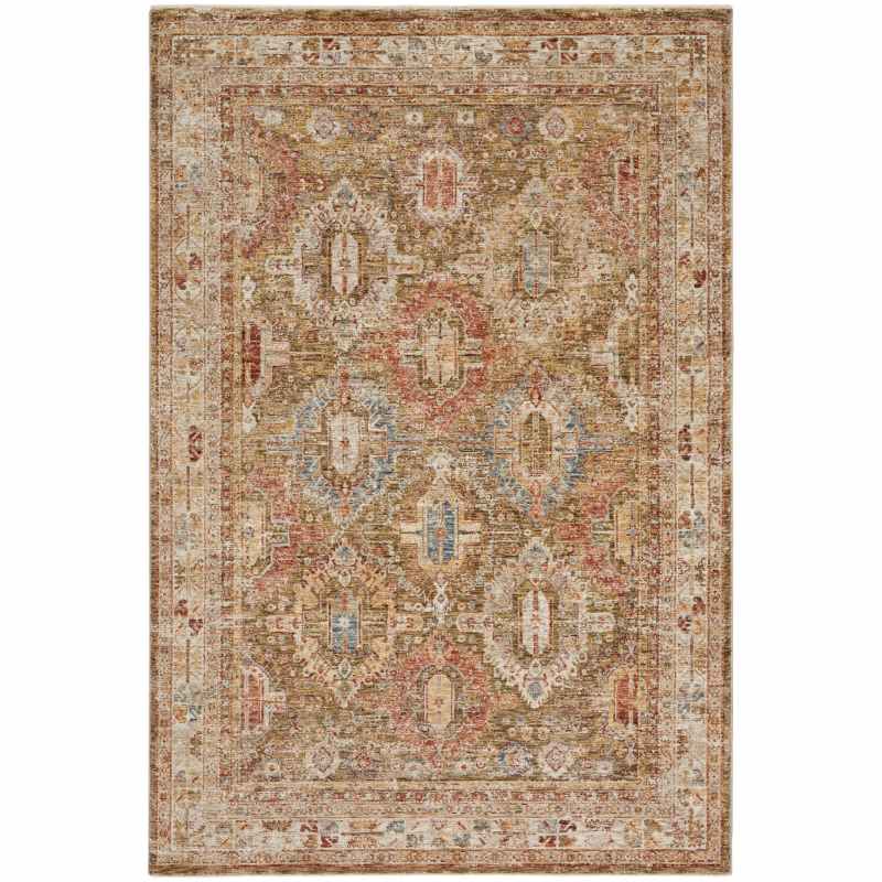 Sahar SHR01 Traditional Persian Rugs by Nourison in Green