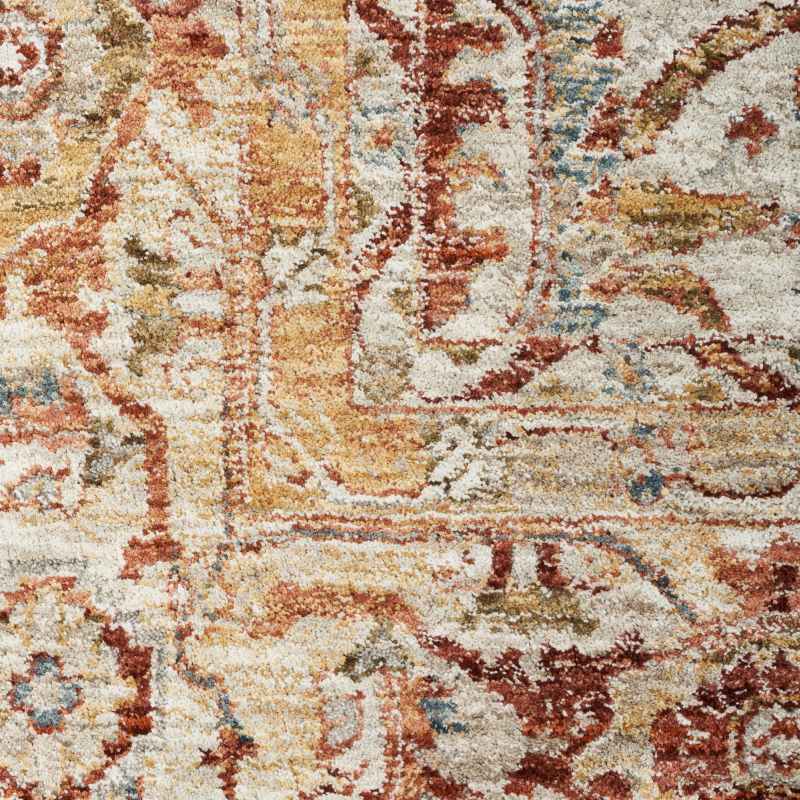 Sahar SHR02 Traditional Persian Runner Rugs by Nourison in Rust