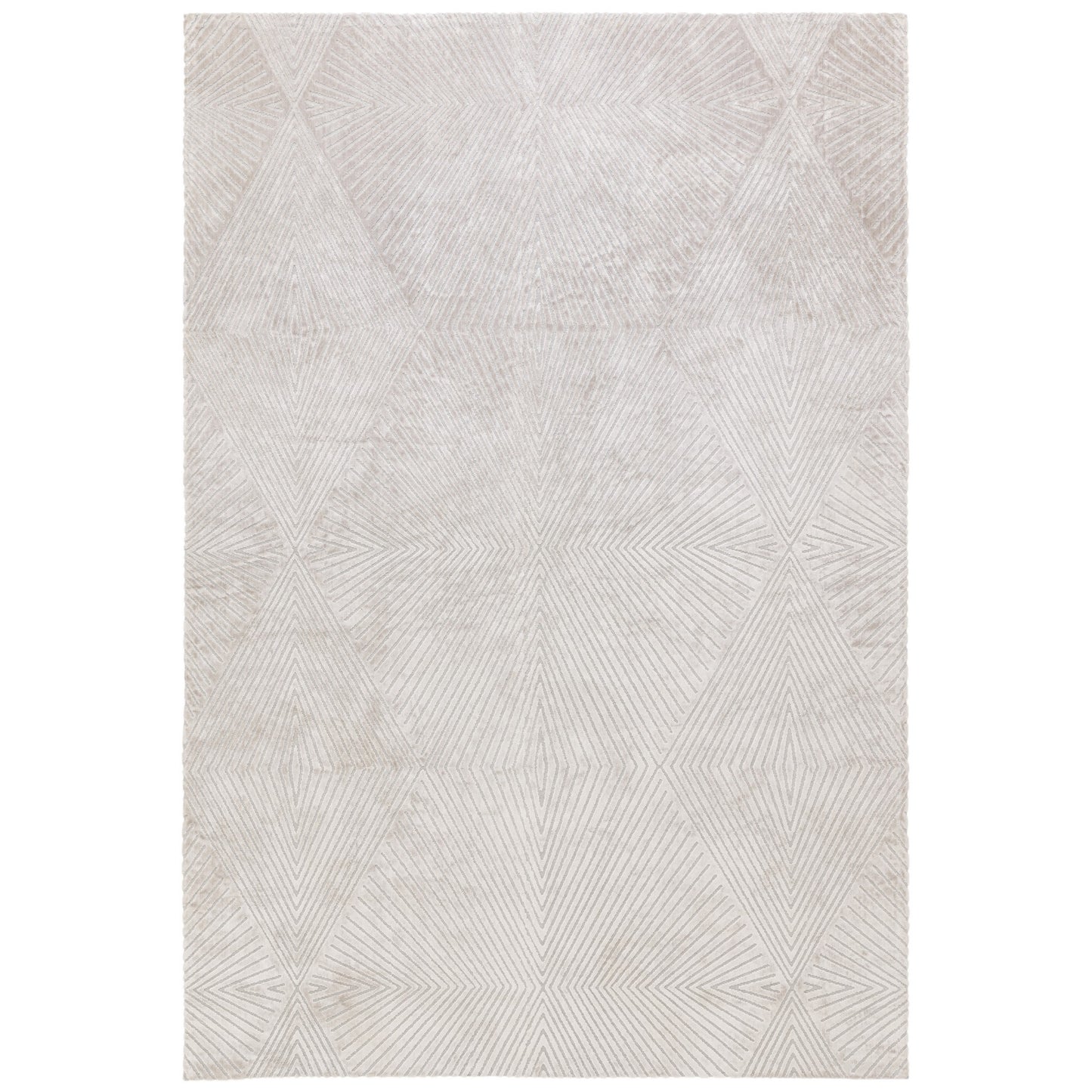Blaize Geometric Rug by Clarke & Clarke in Silver Grey