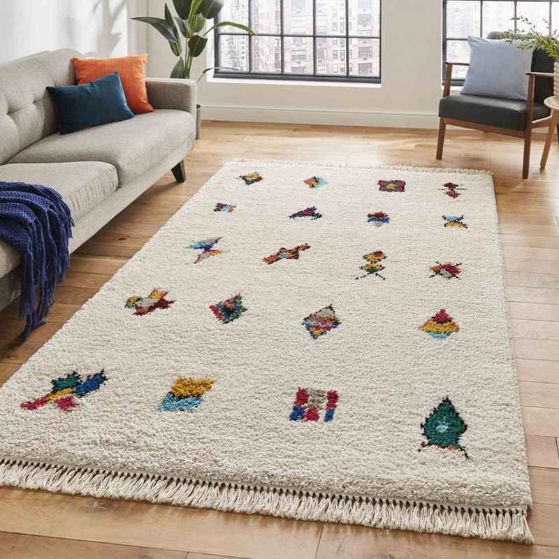 Boho Moroccan A808 Rugs in Multicolour