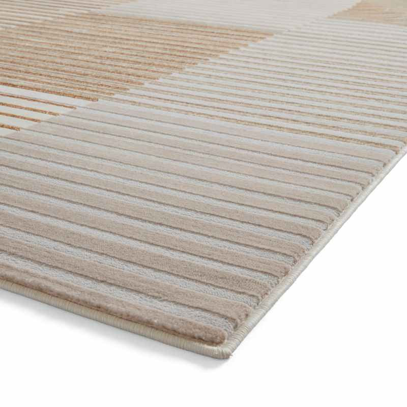 Apollo 2681 Modern Geometric Block Rugs in Bronze Grey