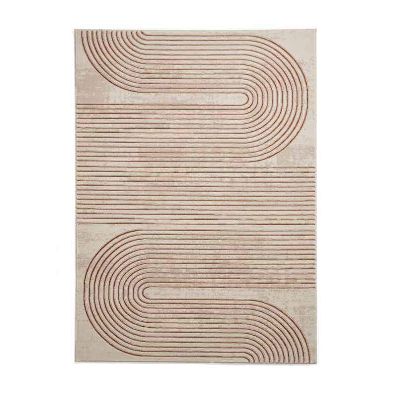 Apollo 2683 Modern Art Deco Geometric Rugs in Bronze Grey