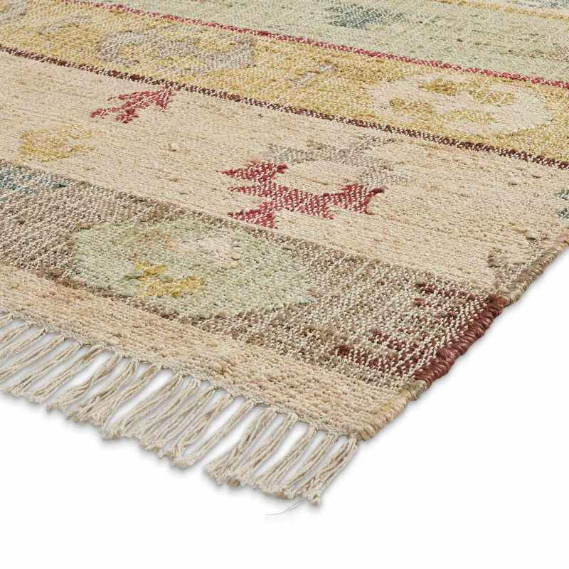 Bazaar 17457 Jute Aztec Rugs in Multi